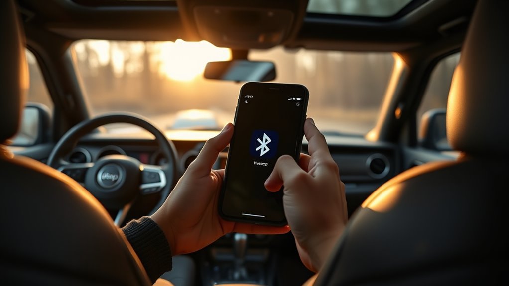 add device via uconnect bluetooth