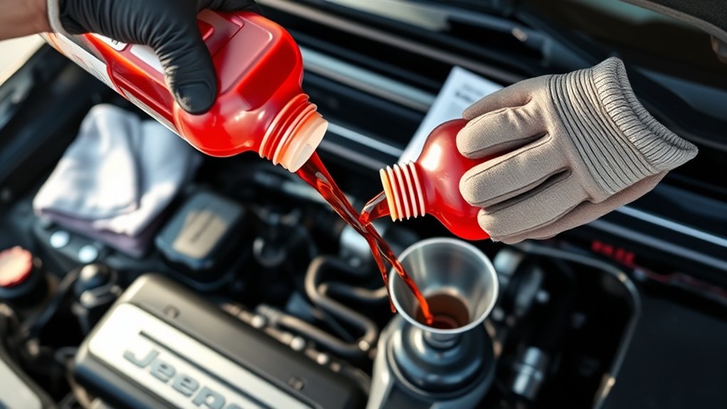 adding transmission fluid easily