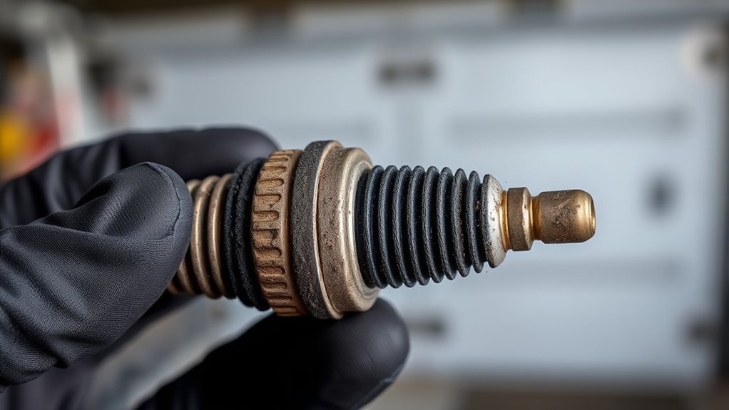 black soot signals rich mixture