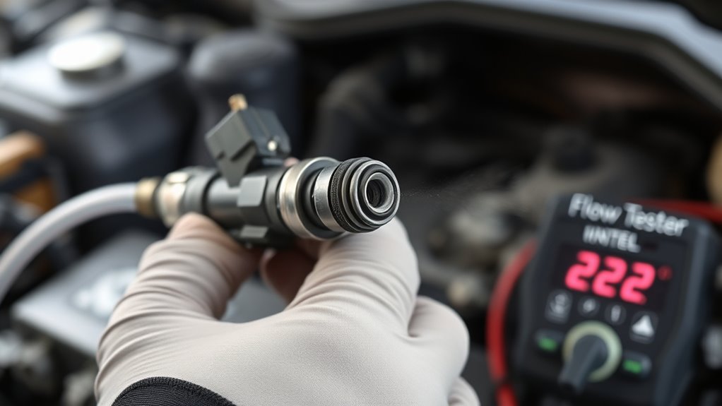 clean injectors with compressed air