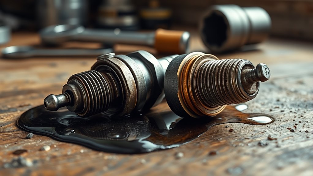 clean or replace fouled spark plugs