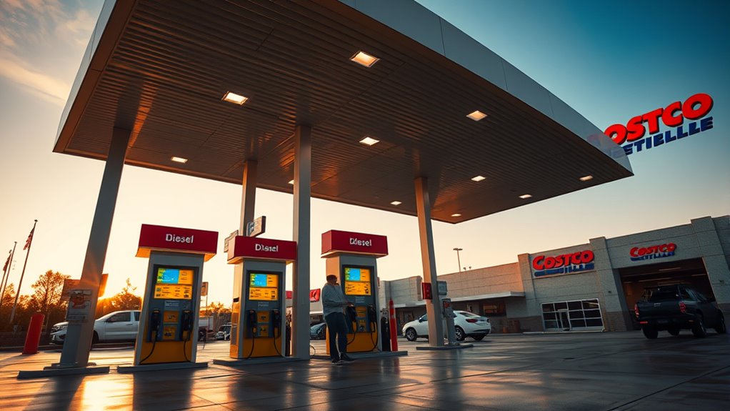 costco diesel pump access