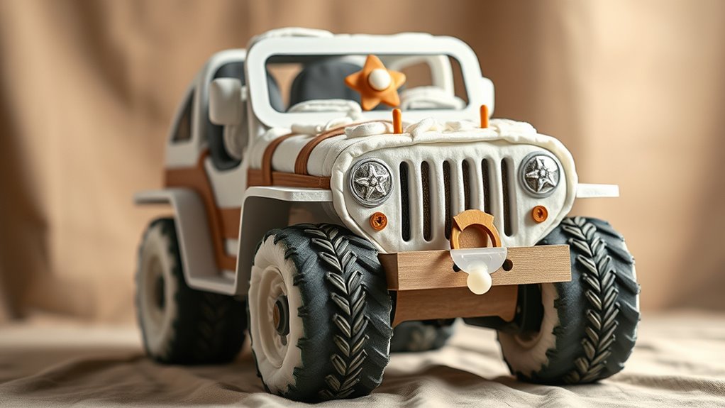 creating a themed diaper cake