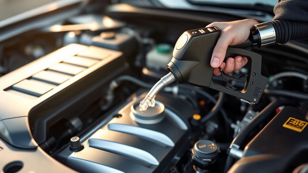 engine adjusts fuel mixture