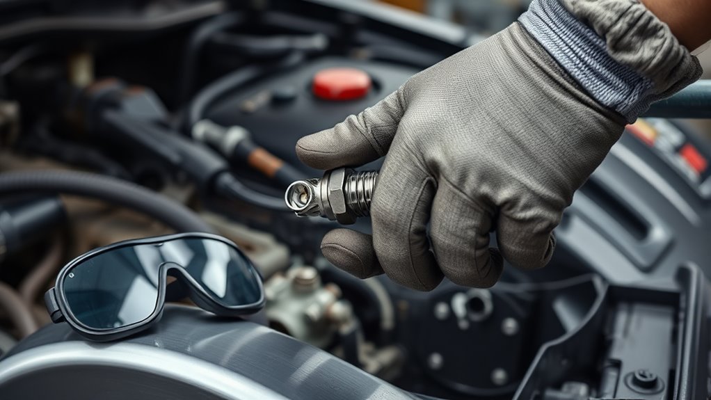 ensure safety before removal