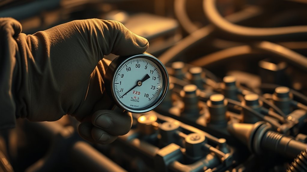 fuel pressure test procedure