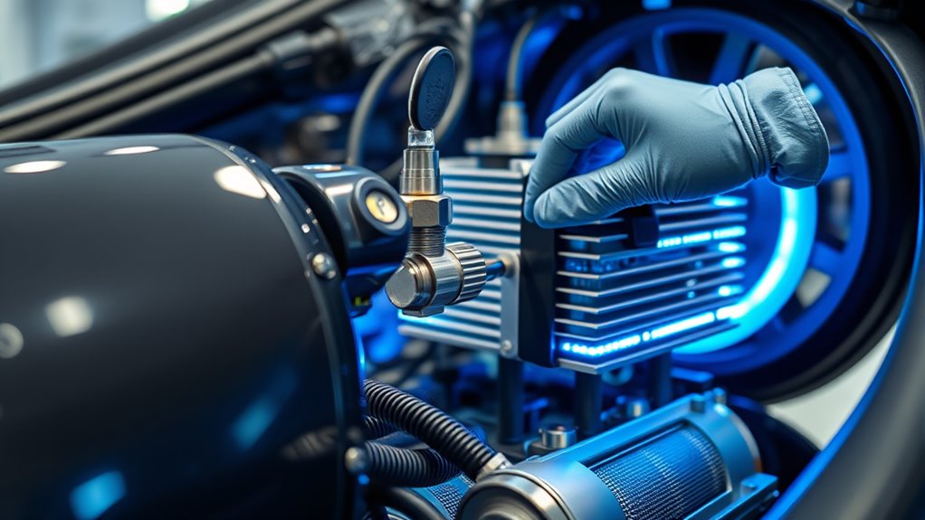 hydrogen reacts to produce electricity