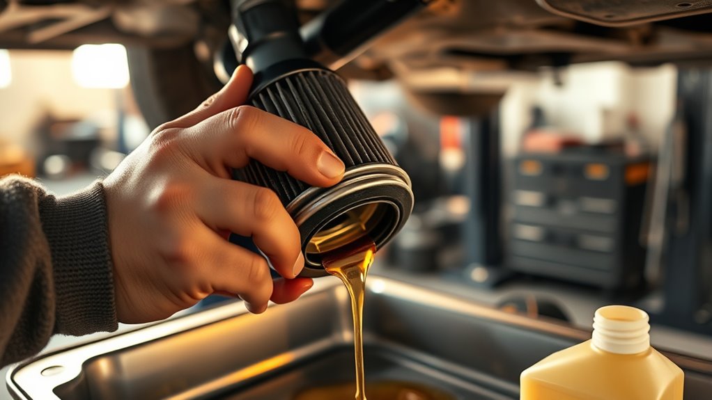 install filter refill oil