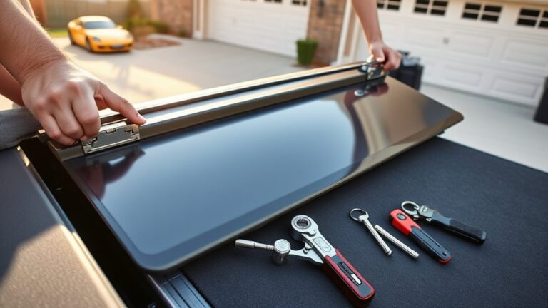 installing fiberglass tonneau cover