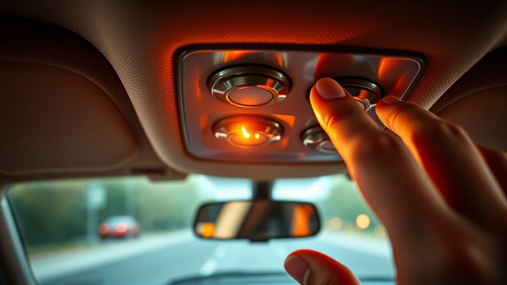 locate and prepare garage buttons