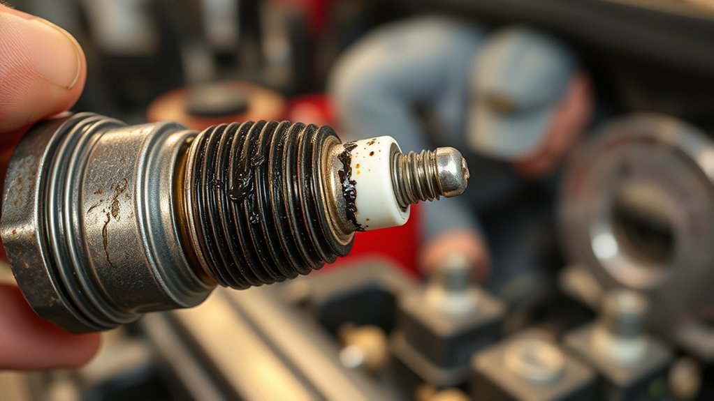 oil fouling indicates engine trouble