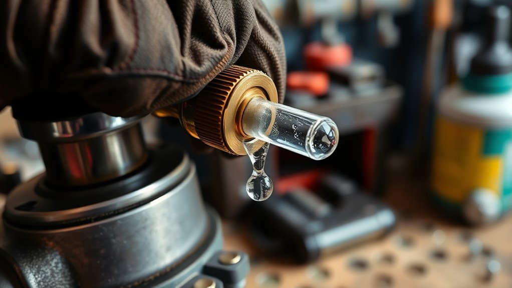 open bleed screw carefully