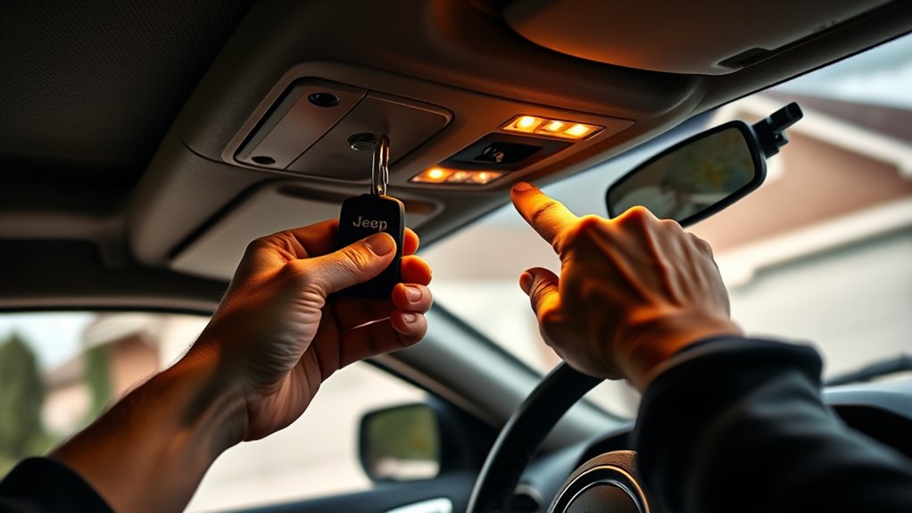 program jeep garage door