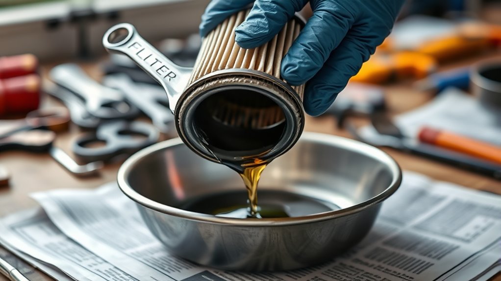 recycle used oil filters