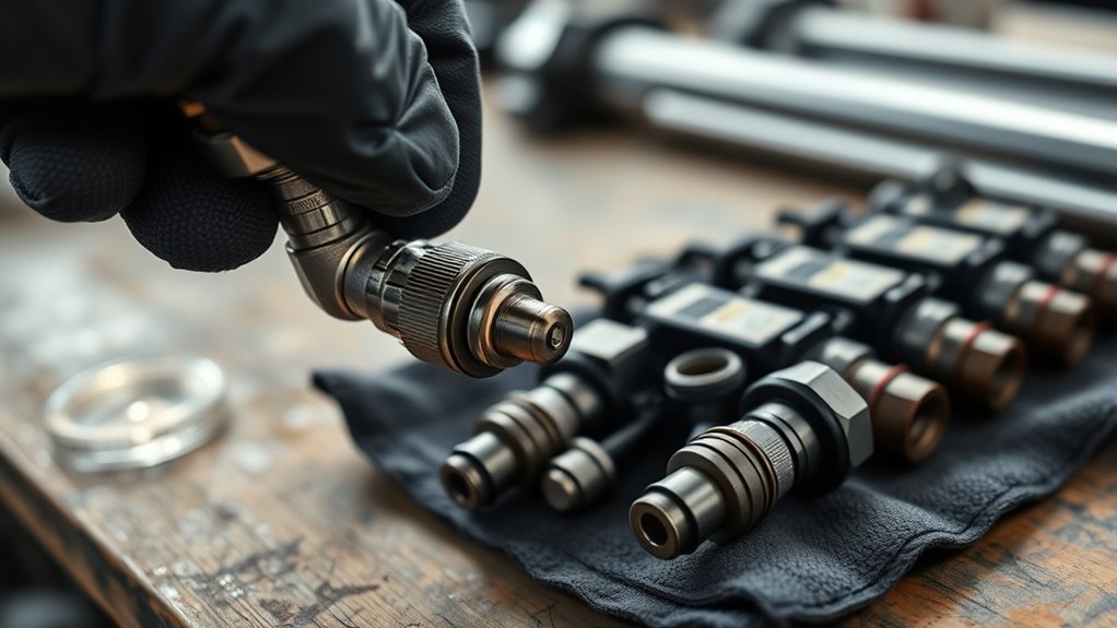 relieve pressure before removal