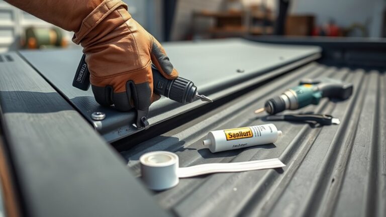 repairing tonneau cover easily