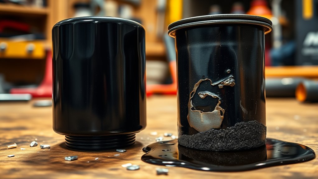 reusing oil filter reduces efficiency