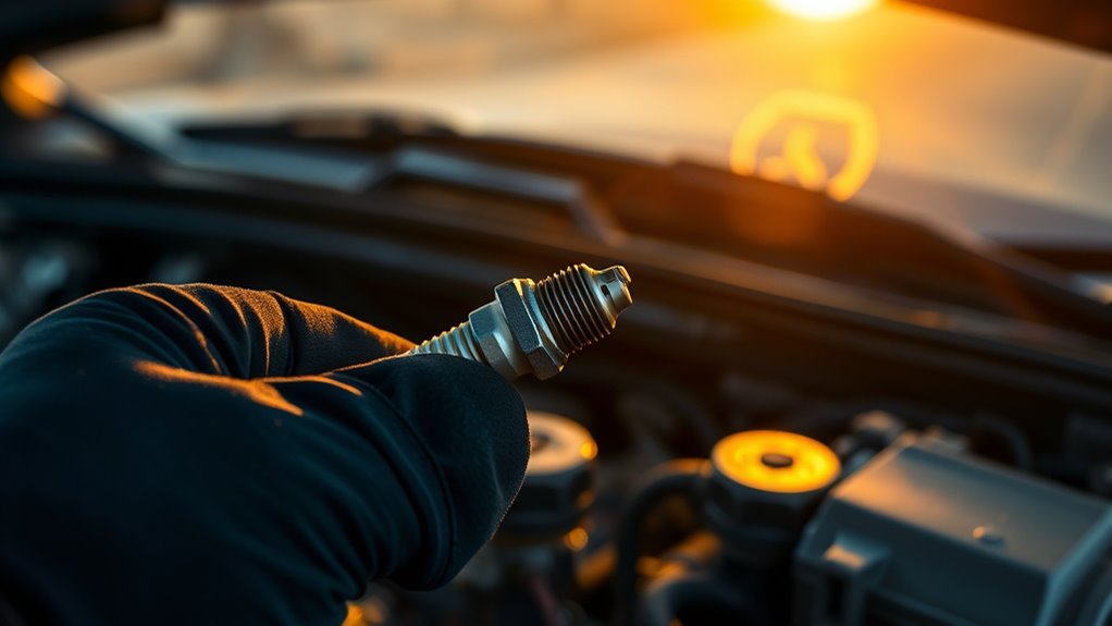 spark plug related engine warning