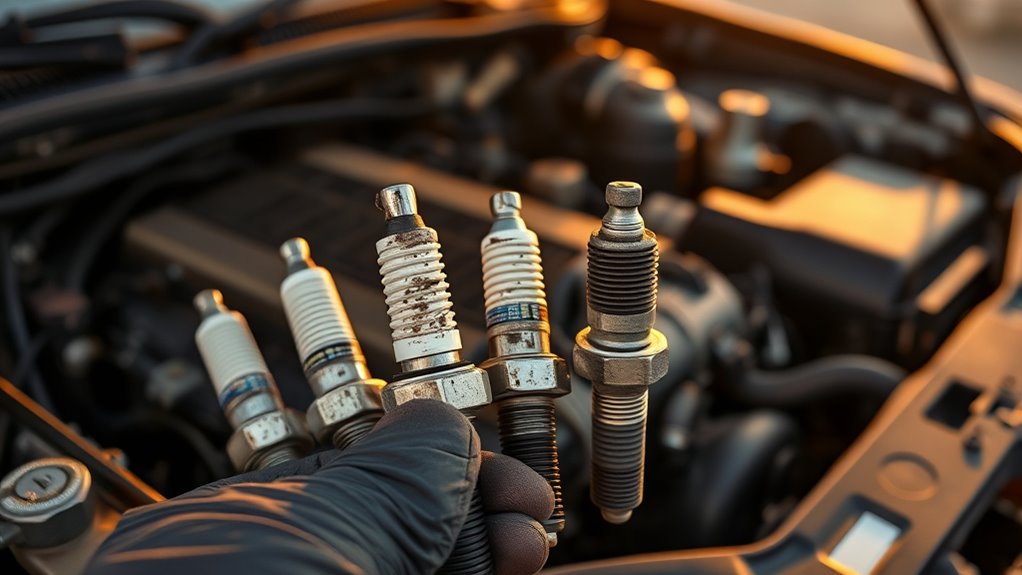 spark plugs causing rough idle