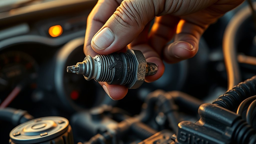 spark plugs trigger engine warning