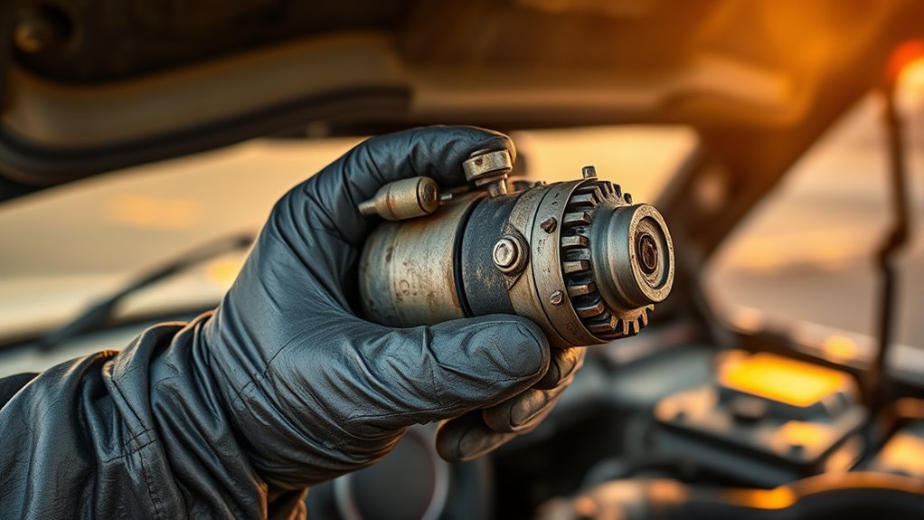 starter motor wiring issues