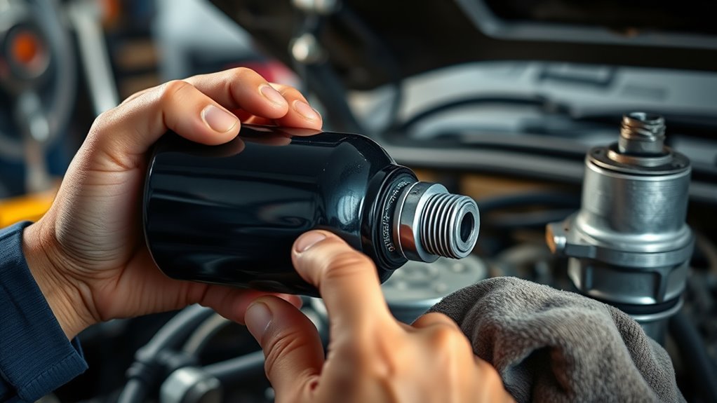 turning oil filter directions