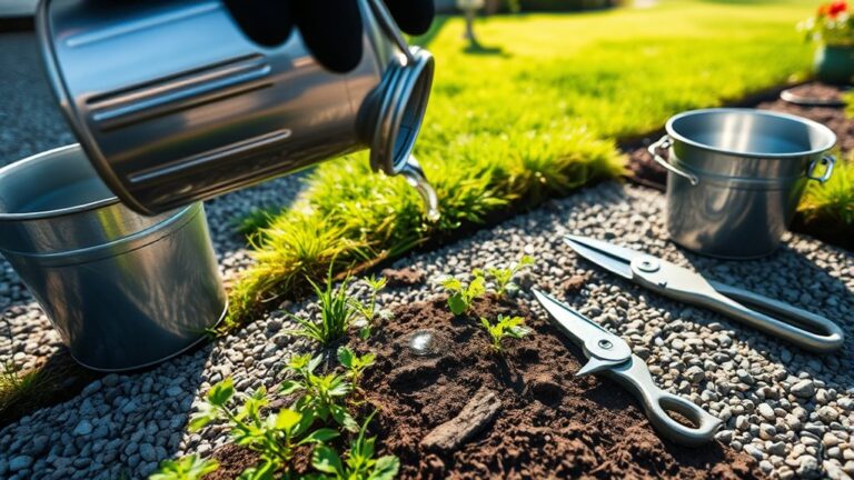 using diesel safely for weeds